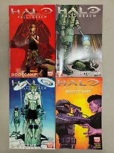 Halo Fall of Reach Bootcamp #1 2 3 4 Full Set Marvel Comics Microsoft 2010 - Picture 1 of 14