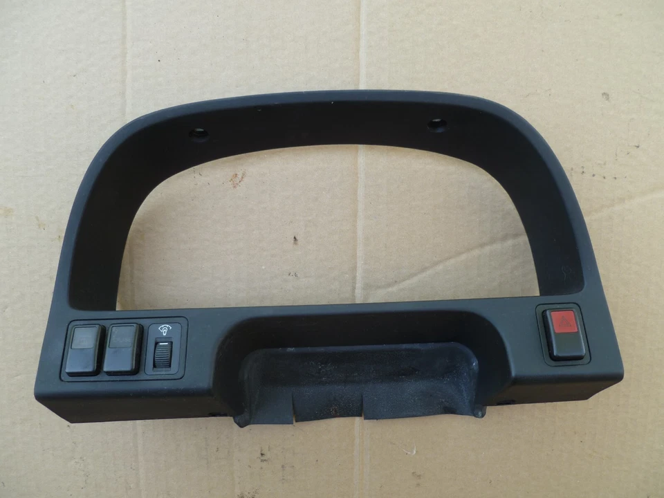 🔰90-91 1990-1991 Honda Civic седан 4DR EF черный датчик кластер ободок капота - Изображение 1 из 1