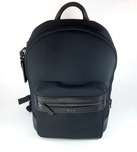 Tumi Spencer Campus Black Backpack Size 16X12X5 (144989-1052) 14X10 Laptop $425 - Picture 1 of 13