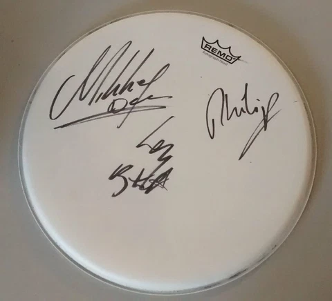 MOTORHEAD  - SIGNED DRUMHEAD - AUTOGRAPH - MOTORBOAT - G275 Cover
