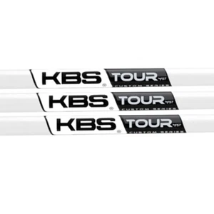 Set of 3 KBS Tour Custom White Pearl Wedge Shaft Arctic White X-Stiff .355 NEW - Picture 1 of 3