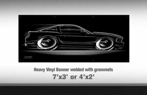 Big Banner '10-'14 Mustang Art GT Ford 2010 2011 2012 2013 2014 5.0 302 - Foto 1 di 16