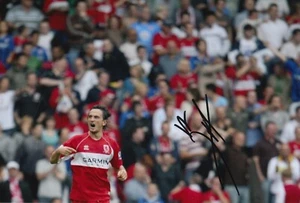 Tuncay Sanli Hand Signed 12x8 Photo - Middlesbrough Football Autograph. - Picture 1 of 1
