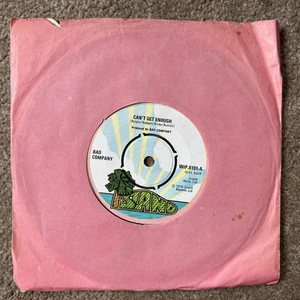 BAD COMPANY - CAN’T GET ENOUGH - 1974 - 7" VINYL - Picture 1 of 4