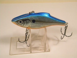 Rapala Rattlin Rapala Blue Silver 3 1/4" Lipless Rassel Crankbait Köder - Bild 1 von 3