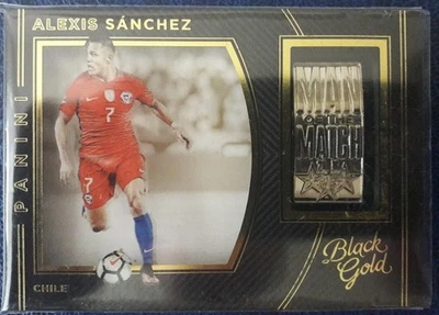 Alexis Sanchez Chile Man Of The Match Relic Panini Black And Gold 2016/17 - Image 1 of 2