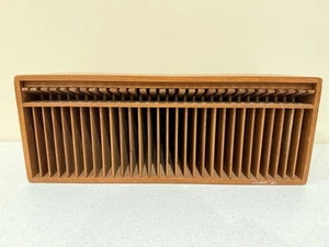 Vintage KALMAR Mid Century Modern Holz CD Halter | 30 Fächer CD Organizer - Bild 1 von 22