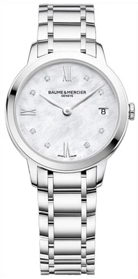 Reloj para mujer Baume & Mercier Classima acero nácar diamantes MOA10326 Foto 1 de 2