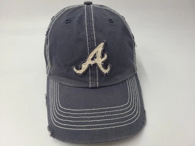 Atlanta Braves Twins Enterprise Franchise Distressed Perfect Fitted M Hat Cap - Image 1 of 4