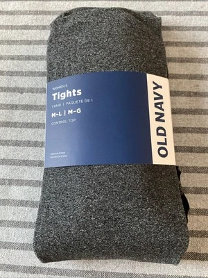 Old Navy Women's M-L Control Top Tights - Image 1 of 2
