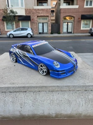 Impresión personalizada 1/10 PORSCHE GT4 4Tec-2 drift RDS DC10 YD2 MST TT02 solo carrocería Foto 1 de 4