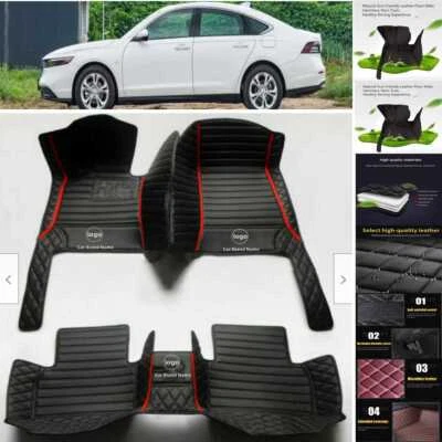 For Lexus HS 250h GS Car Floor Mats Custom Anti-Slip PU Leather All Weather Mats Foto 1 de 4