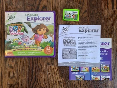 Leap Frog Leapster Explorer Dora the Explorer Worldwide Rescue Game & Case - Image 1 of 4