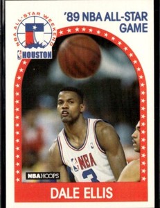 1989-1990 NBA Hoops Basketball #43 Dale Ellis AS (All Star)