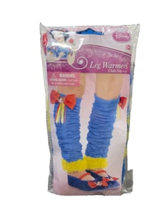 Disney Princess Snow White Leg Warmers Blue, Yellow, Red Child Size 4-6 Dress Up - Picture 1 of 10