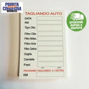 150 adesivi pvc tagliando auto generici auto olio freni candele aria cinghie ReG - Foto 1 di 2