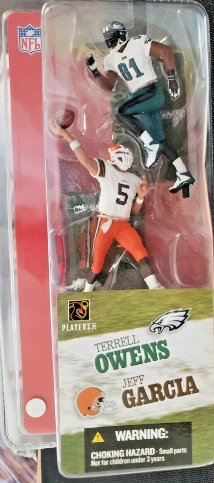 McFarlane Toys NFL Football 3" Series 2 Jeff Garcia Terrell Owens Figure 2-pack