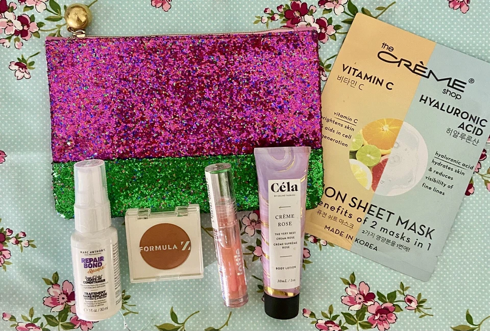 Ipsy Glam Bag + Deluxe Samples NEW - Cela, Mark Anthony and More! - Image 1 of 1