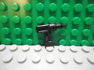 Lego mini figura 1 negro inalámbrico taladro eléctrico llave de impacto herramienta carpintero NUEVO - Imagen 1 de 1