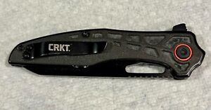 CRKT 6290 THERO T.J. Schwar FOLDING KNIFE Black FRN with Carbon Fiber Brand New