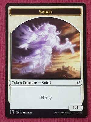 Magic The Gathering COMMANDER 2016 C16 SPIRIT GERM token card MTG - Image 1 of 2