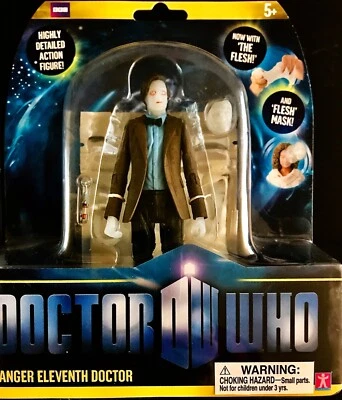 Figura de acción Doctor Who Ganger 11th Doctor con máscara de carne y destornillador sónico Foto 1 de 4