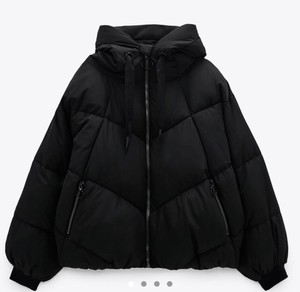 womens puffer jacket zara