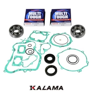 To Yamaha YZ125 01~04 Complete Top/Bottom End Gasket Crank Main Bearing Oil Seal - Picture 1 of 3
