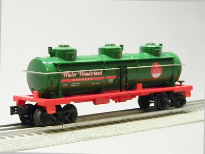 LIONEL O WINTER WONDERLAND WHIMSICAL WINTER MIX TANK CAR 1923150 2323100-T NEW - Image 1 of 4