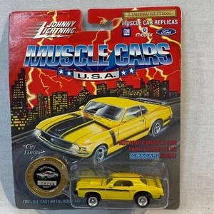 Johnny Lightning Muscle Cars USA 1969 Mercury Cougar Eliminator Yellow NIP S.7 - Picture 1 of 12
