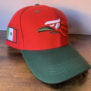 MEXICAN MEXICO Hat Eagle Aguila Snapback Flat Bill Baseball Cap Mexican Flag NEW - Picture 1 of 11