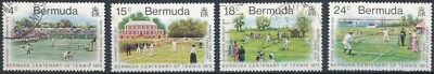 Tênis Centenary of Lawn - Bermudas 1973 - F H & NM NH - SG 299/302 - Imagem 1 de 3