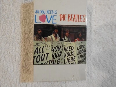 The Beatles "All You Need Is Love" BRAND NEW CASSETTE SINGLE! SEALED! See Photos - Image 1 of 2
