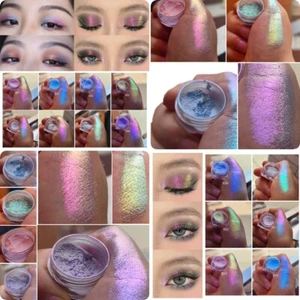 Multichrome Eyeshadow Chameleon Eyeshadow Waterproof Lasting Long Glitter - Picture 1 of 24
