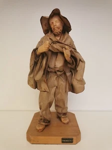 STATUA IN CARTAPESTA DEL MAESTRO SALENTINO SANTINO MERICO anni 80 - Foto 1 di 9