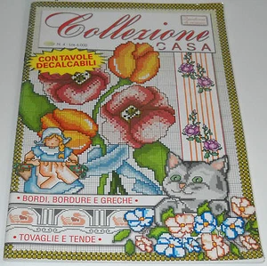 Colección Casa Punto de Cruz Bordado N4 1997 Italiano DMC Manteles Borders - Imagen 1 de 12
