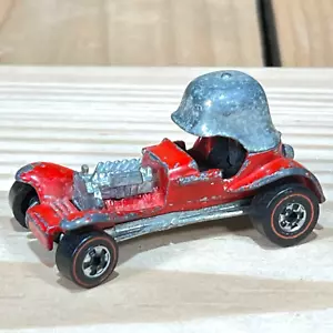 Vintage Hot Wheels Redlines 1974 Flying Colors Red Baron Emaille rot 1:64 Diecast - Bild 1 von 6