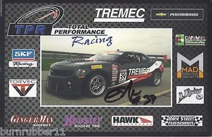 POSTAL TODD NAPIERALSKI 2015 ""TREMEC CAMARO"" SERIE TRANS AM FIRMADA - Imagen 1 de 1