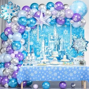 Golray Frozen Party Decorations Elsa Birthday Supplies, Frozen Balloon Arch G... - Picture 1 of 8