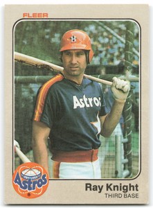 1983 Fleer #453 Ray Knight Houston Astros