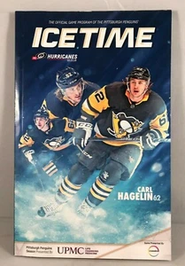  Pittsburgh Penguins Icetime Program Carl Hagelin 1-23 PPG Paints Arena - Picture 1 of 4