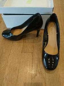 Fiore schwarz glänzend Patenthofschuh Größe 4 sehr guter Zustand - Bild 1 von 9