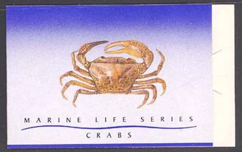 Singapore 1992 $2 Crab Booklet Sc# 637a NH - Image 1 of 1