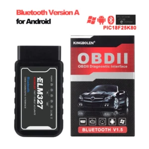 ELM327 V1.5 Bluetooth PIC18F25K80 Chip Android IOS Diagnose KINGBOLEN M04 - Bild 1 von 1