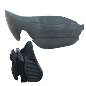 Stealth schwarze Ersatzgläser für Oakley Ev Zero Path mit schwarzem Nasenpolster - Bild 1 von 4