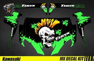 Decal Kit For Kawasaki Teryx - Punk Skull - Picture 1 of 1