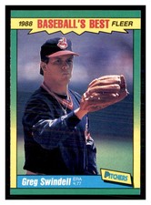 1988 Fleer Baseball's Best Sluggers vs Pitchers Baseball Greg Swindell #41