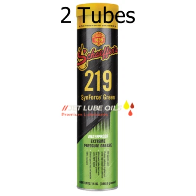 Schaeffer's 219 SynForce Green Waterproof Grease NLGI #2 2 Tubes - Image 1 of 3