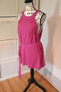 Lane Bryant NEW Halter Top Tank Tunic Women's 18-20 Floral Boho Beach Summer - Picture 1 of 7