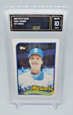 1989 Topps Traded Randy Johnson #57T GMA GEM MINT 10!  Absolutely Phenominal!!!!